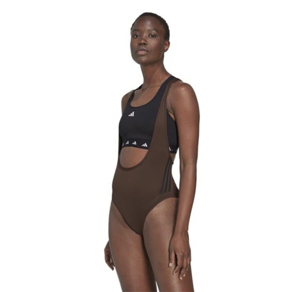NWT Adidas Women's Trainicons 3-Stripes Leotard
